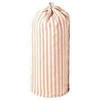 Sac à linge forme marin à fond rond - Modèle 805 - Rayé blanc orange - Image principale