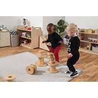 Rouleaux en bois - Lot de 8 - Jeu libre et éducatif - Hope Education - Image 4