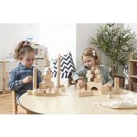 Bloc de construction en bois - 52 Pièces assorties - Hope Education - Image 4