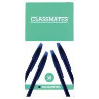 Stylo à bille - Design élégant - Classmates - Bleu - Lot de 50 - Image 5