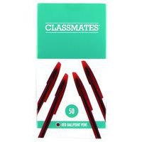 Stylo à bille - Design élégant - Classmates - Rouge - Lot de 50 - Image 4