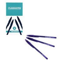 Stylo à bille - Design élégant - Classmates - Violet - Lot de 50 - Image 2