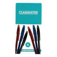 Assortiment 25 stylos à bille non rétractable - Classmates - Image 3