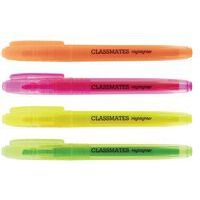Surligneur - Pointe fine 2,5mm - Encre à base d'eau - Classmates - Lot de 4 - Image principale