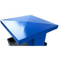 Cendrier et poubelle usage intérieur et extérieur 38 L - bleu - Image 9