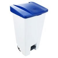 Poubelle mobile à pédale - tri sélectif 120 L - Manutan Expert - Image principale