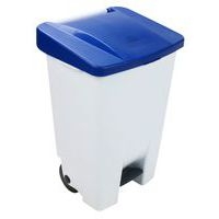 Poubelle mobile à pédale - Ergonomique - Tri sélectif - 80 L - Manutan Expert - Image principale