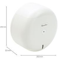 Distributeur papier à dévidage frontal - ABS recyclé - Manutan Expert - Image 2