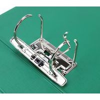 Classeur à levier plastique A4 dos: 75mm avec œillets de blocage et porte-étiquettes - Vert - Image 5