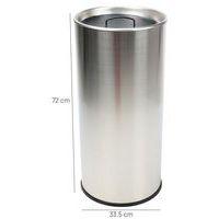 Cendrierà sable rond - 60L - Manutan - Inox 304 - Image 2