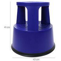 Marchepied mobile polypropylène - 2 marches Bleu - Image 4