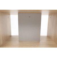 Table basse Identité sur patins Argent/Chêne - Image 3