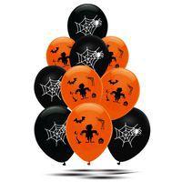 Lot de 10 ballons de baudruche diamètre 30 cm Halloween - Image principale