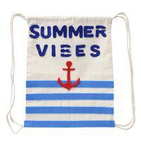 Sac à dos ficelle écru 100% coton 26 x 33 cm (lot de 10) - Image 4