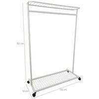 Penderie mobile Smart L110 H162 P51cm Gris - Image 2