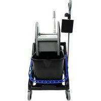 Chariot de lavage 2 x 15 L avec bac produit Presse et Poignée latérale - Image 2