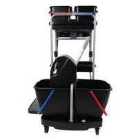 Chariot de nettoyage avec porte-sac - 4 seaux et 1 presse - Image 5