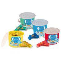Assortiment 4 seaux pâte à modeler baby 10x38g assortis - Image principale