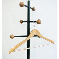 Lot de 25 cintres en bois avec barre de pantalon Hêtre - Image 2