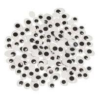 150 yeux mobiles adhésifs ovales tailles assorties - Image principale