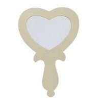 Miroir à main cœur - 11 x 16 cm (lot de 10) - Image 2