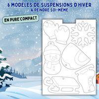 Lot de 36 suspensions Hiver à décorer - Image 2