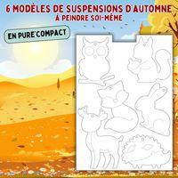 Lot de 36 suspensions animaux d'Automne à décorer - Image 4