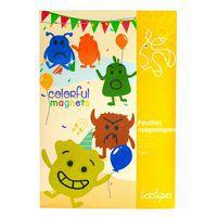 7 feuilles aimantées A4 couleurs assorties - Image 4