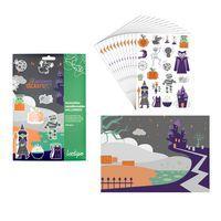Etui de 12 planches gommettes Halloween - Image 4