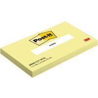 Bloc 100 feuilles 127x76 mm notes Post-it® jaune - Image principale