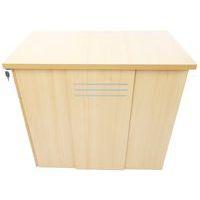 Caisson hauteur bureau Quatuor profondeur 60 cm Hêtre/alu Hêtre - Image 4