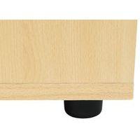 Caisson hauteur bureau Quatuor profondeur 70 cm Hêtre/alu Hêtre - Image 3