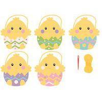 Lot de 5 sacs poussin en feutrine à coudre - Image 2