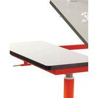 Tablette latérale fixe pour table Déméter - gris 9006 - Image 2