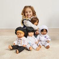 Lot 6 vêtements de travail poupon 38 cm - Image 4