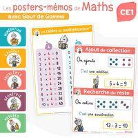Les posters-mémos de maths  CE1 avec bout de gomme - Image principale