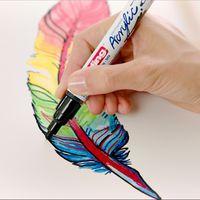 Etui 5 marqueurs Acrylic 5100 pastel pointe ogive - Image 3