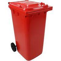 Poubelle Full Color - 240 L - Rouge - Manutan - Image principale