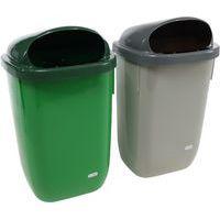 Poubelle urbaine XERIOS 50 L vert-Manutan Expert - Image 4