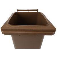 Poubelle Full Color - 120 L - Marron - Manutan - Image 5