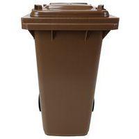 Poubelle Full Color - 120 L - Marron - Manutan - Image 2