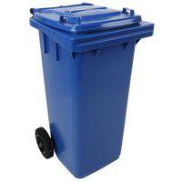 Poubelle Full Color - 120 L - Bleu - Manutan - Image principale