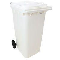 Poubelle Full Color - 240 L - Blanc - Manutan - Image principale