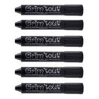 Crayon maquillage noir en stick (lot de 6) - Image principale