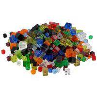Boite de 300 g de perles de verre cube 4, 6 et 8 mm - Image principale