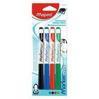 Etui 4 feutres effaçables à sec assortis 4 couleurs - Image principale