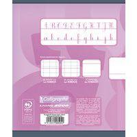 Cahier maternelle 17x22 cm 32 pages 90g 1 feuille unie, 1 feuille lignée 18mm - Image 2