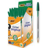 Stylo bille Bic Cristal pointe moyenne - vert - Image 4