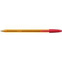 Stylo bille Bic Cristal orange nouvelle pointe fine - rouge - Image 3