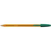 Stylo bille Bic Cristal orange nouvelle pointe fine  - vert - Image 3
